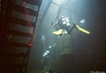 divers in engine room
